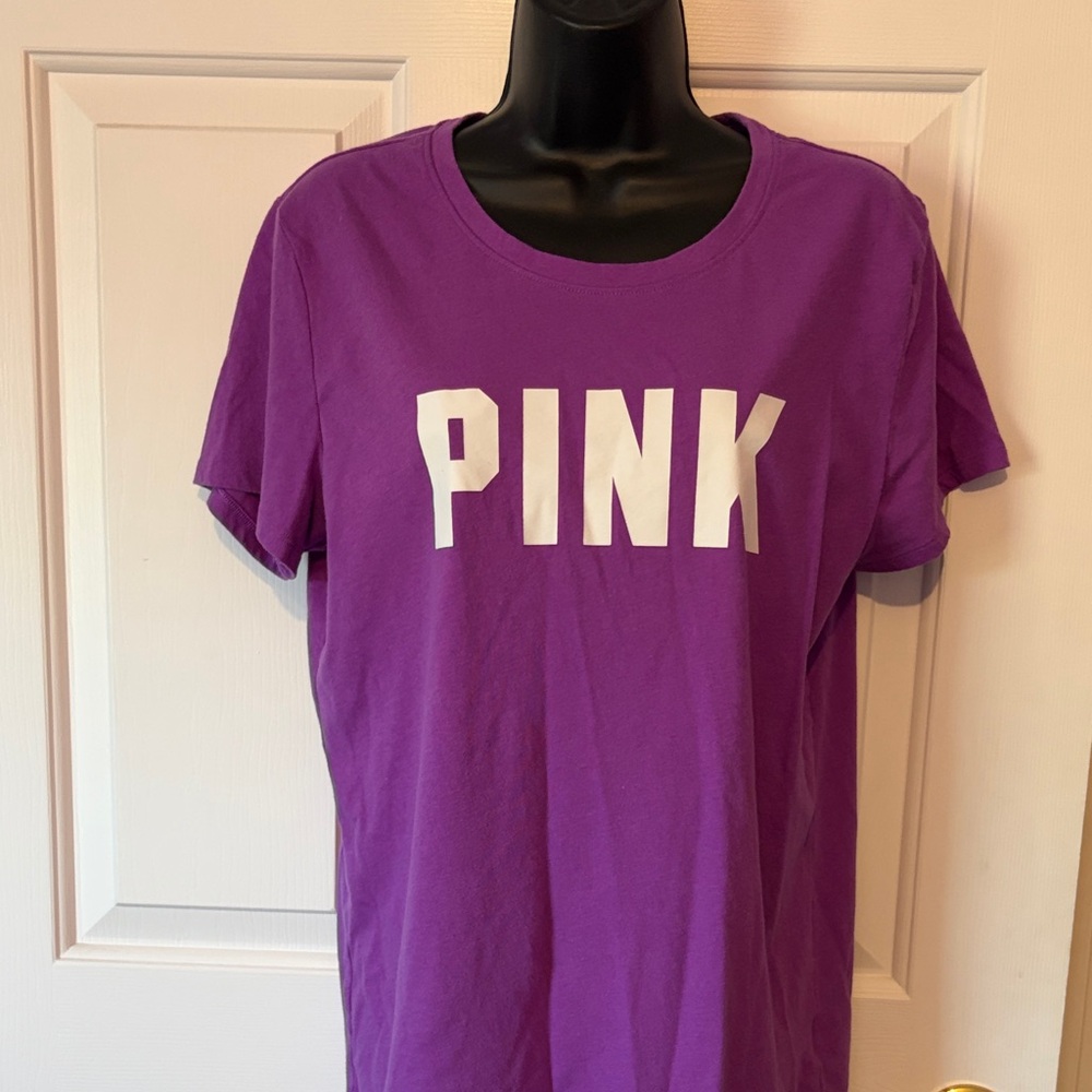 Victoria’s Secret PINK purple t-shirt size Large